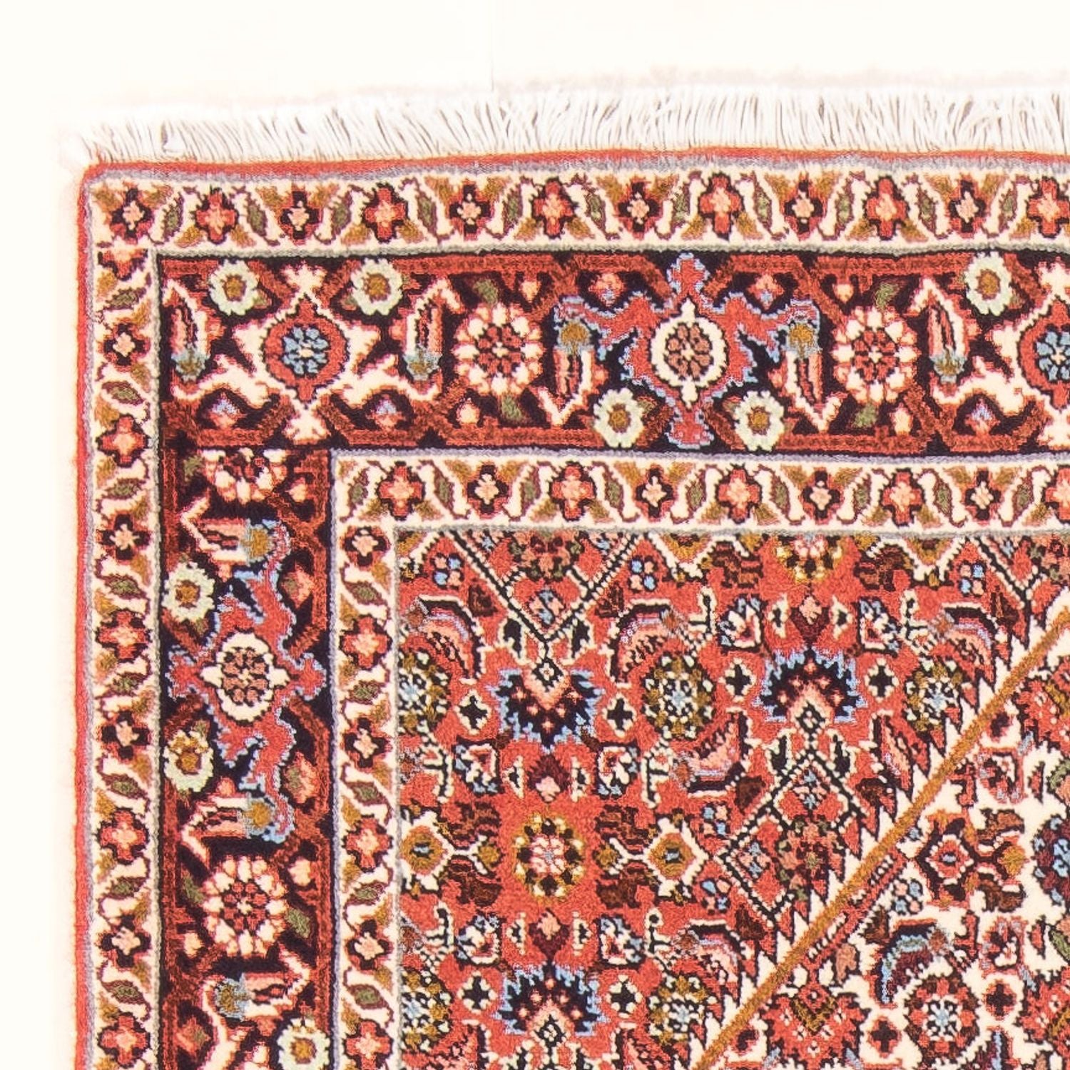 Alfombra persa - Bidjar - 137 x 85 cm - rojo