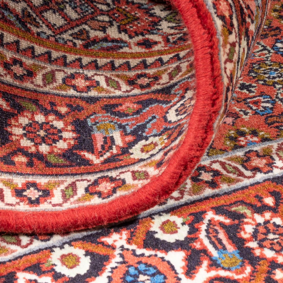 Alfombra persa - Bidjar - 137 x 85 cm - rojo