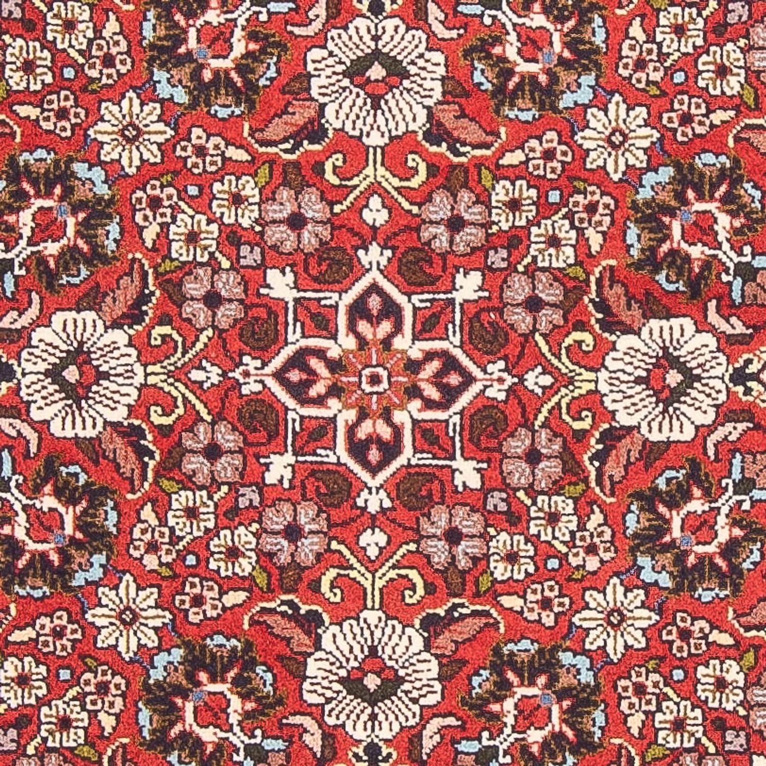 Alfombra persa - Bidjar - 143 x 82 cm - rojo