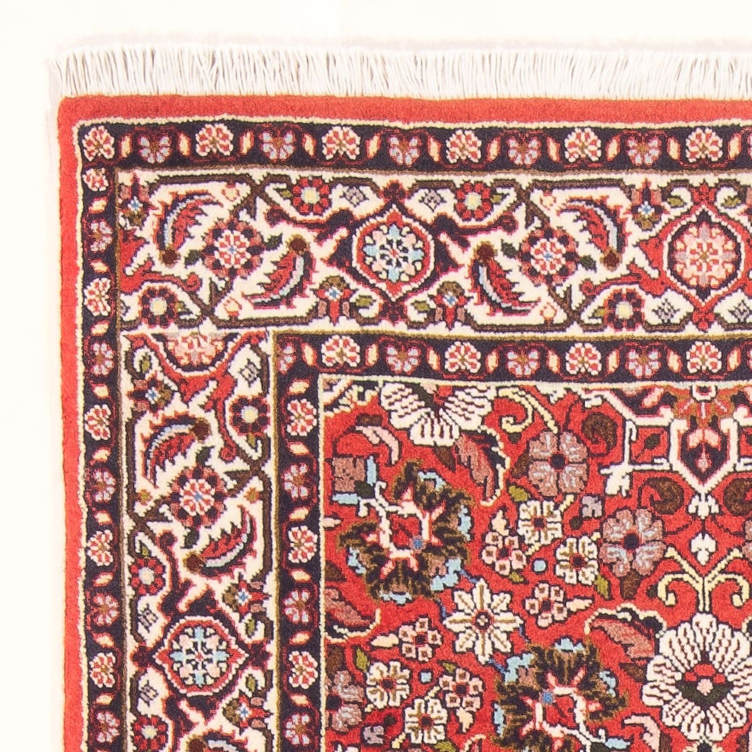 Alfombra persa - Bidjar - 143 x 82 cm - rojo