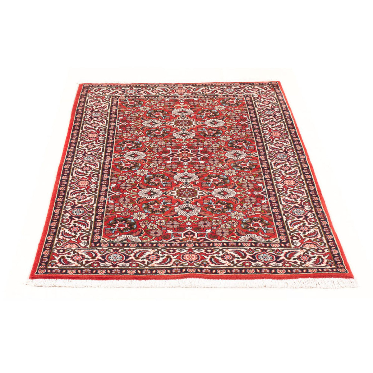 Alfombra persa - Bidjar - 143 x 82 cm - rojo