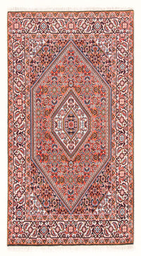 Alfombra persa - Bidjar - 147 x 84 cm - rojo