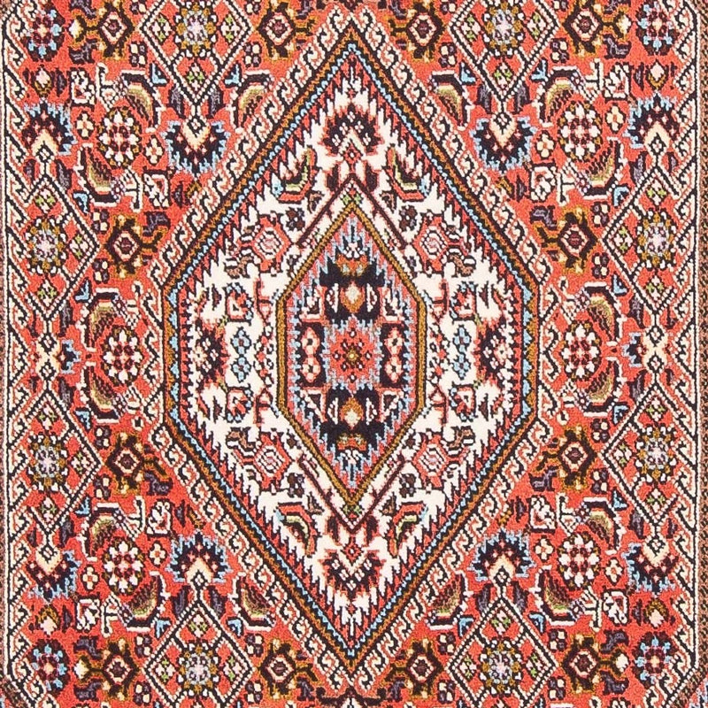 Alfombra persa - Bidjar - 147 x 84 cm - rojo