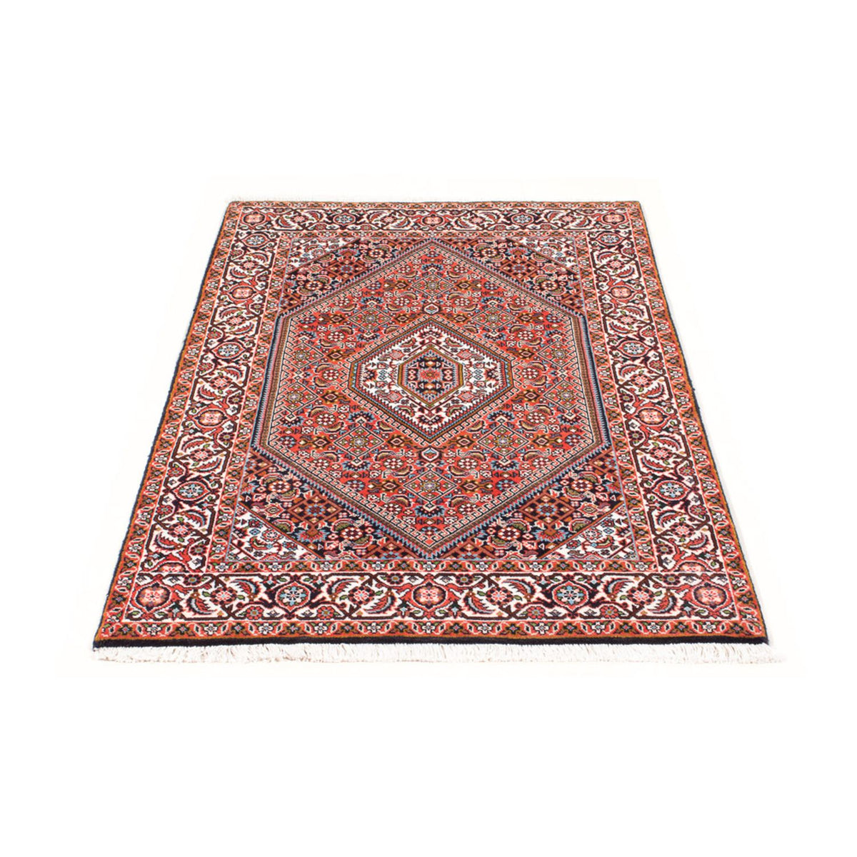 Alfombra persa - Bidjar - 147 x 84 cm - rojo
