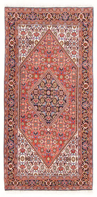 Alfombra persa - Bidjar - 165 x 84 cm - rojo