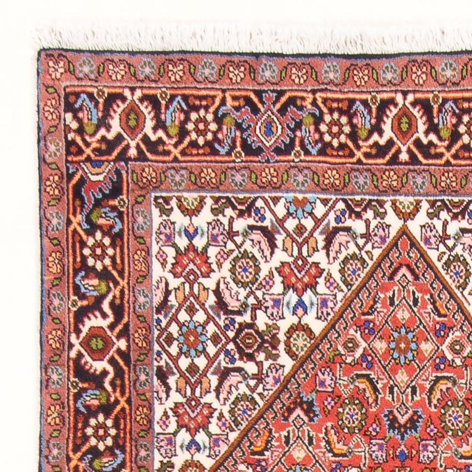 Alfombra persa - Bidjar - 165 x 84 cm - rojo