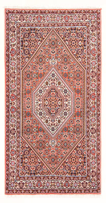Alfombra persa - Bidjar - 156 x 84 cm - rojo
