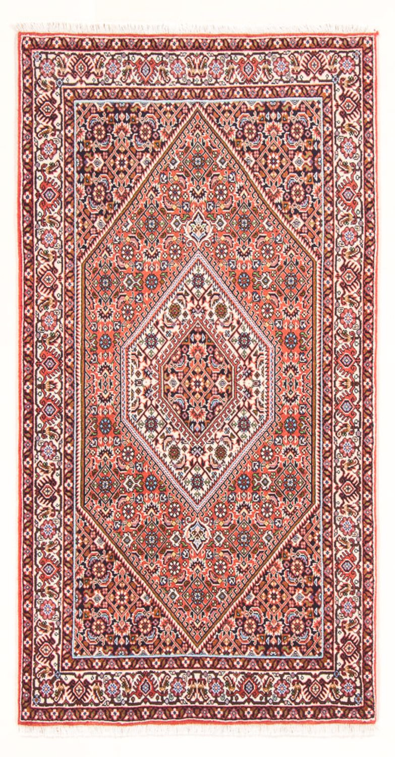 Alfombra persa - Bidjar - 156 x 84 cm - rojo