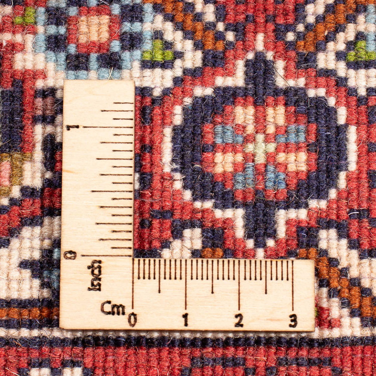 Alfombra persa - Bidjar - 136 x 84 cm - rojo