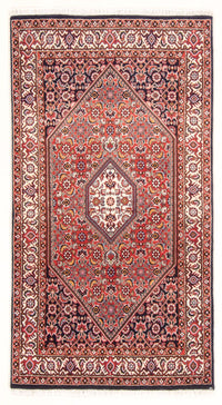 Alfombra persa - Bidjar - 150 x 84 cm - rojo