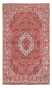 Alfombra persa - Bidjar - 138 x 83 cm - rojo