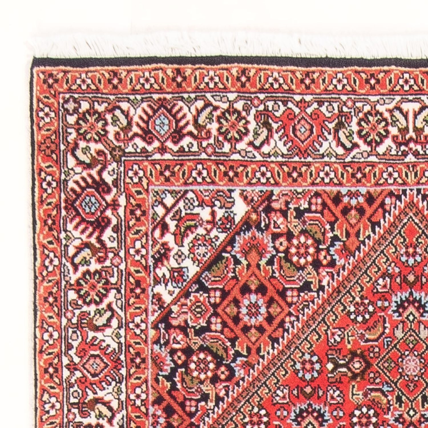 Alfombra persa - Bidjar - 138 x 83 cm - rojo