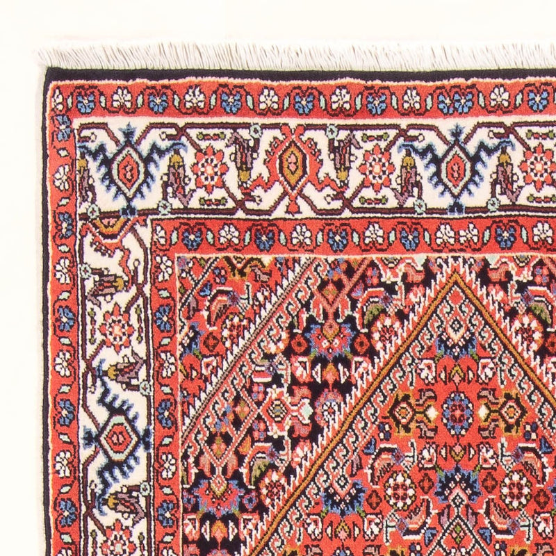 Alfombra persa - Bidjar - 152 x 78 cm - rojo