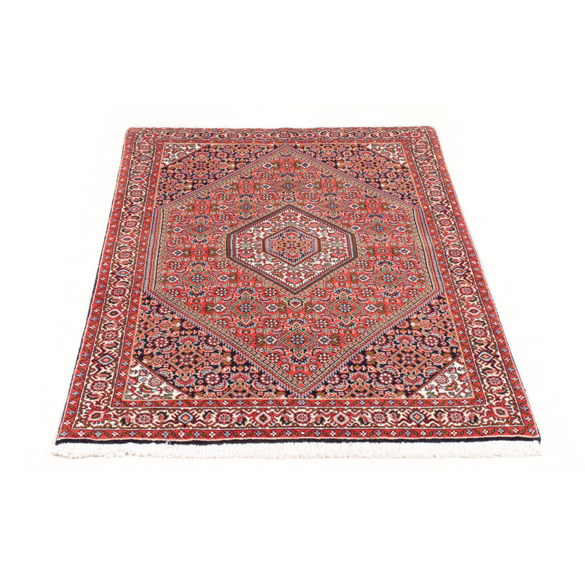 Alfombra persa - Bidjar - 142 x 84 cm - rojo