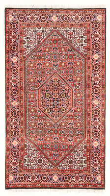 Alfombra persa - Bidjar - 142 x 82 cm - rojo