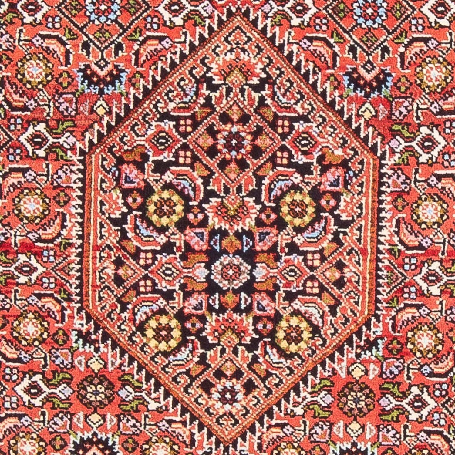 Alfombra persa - Bidjar - 142 x 82 cm - rojo