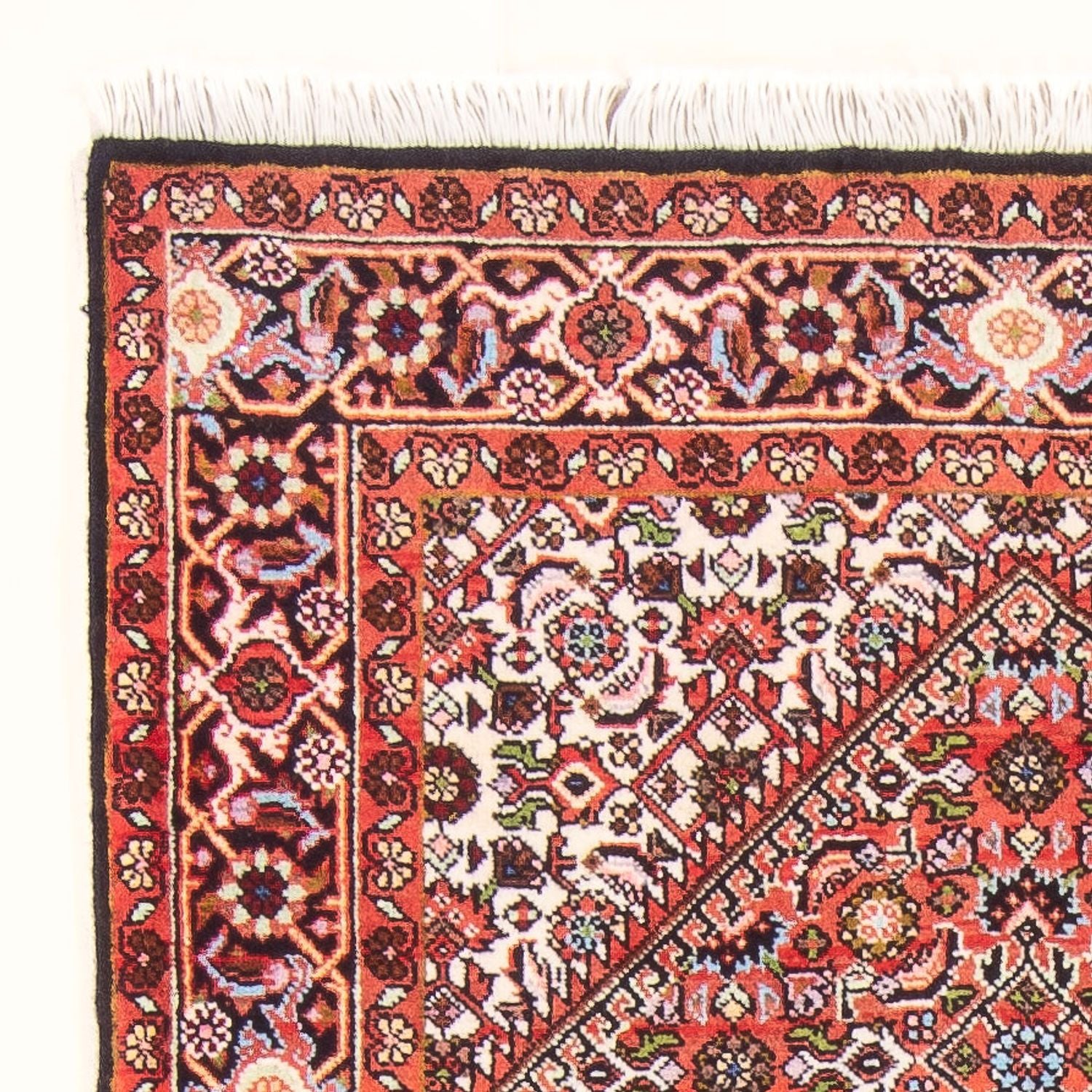 Alfombra persa - Bidjar - 142 x 82 cm - rojo