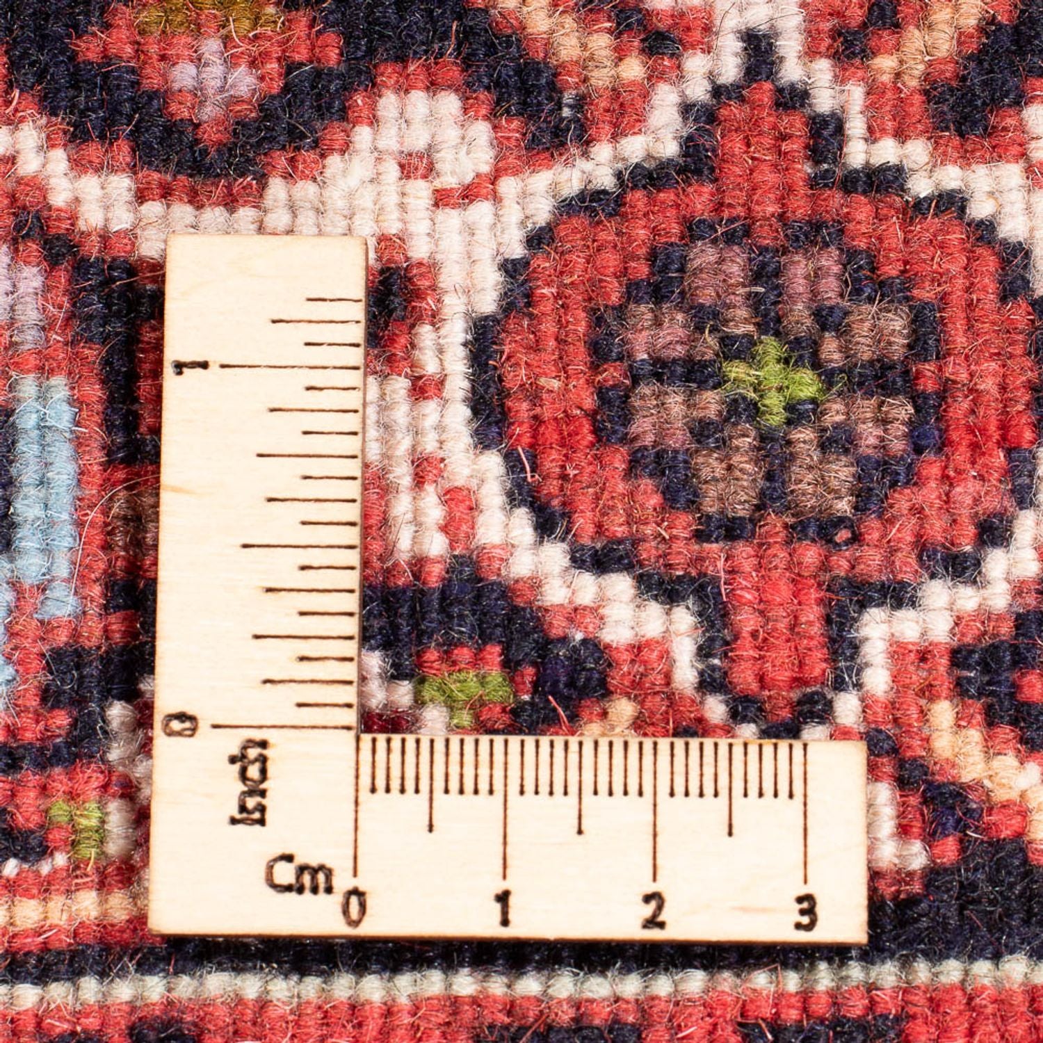 Alfombra persa - Bidjar - 142 x 82 cm - rojo