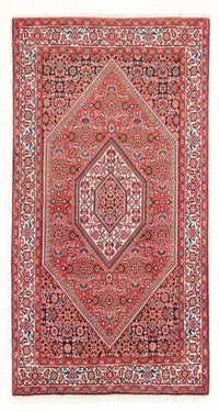 Alfombra persa - Bidjar - 155 x 85 cm - rojo