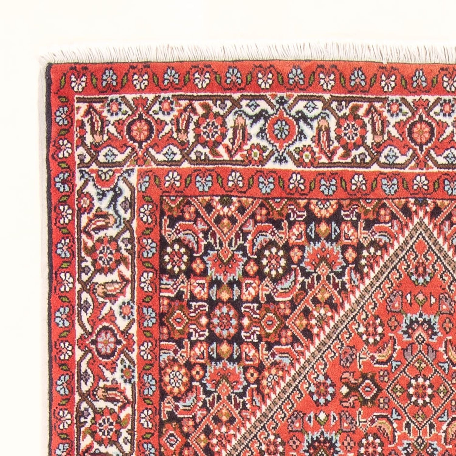 Alfombra persa - Bidjar - 155 x 85 cm - rojo