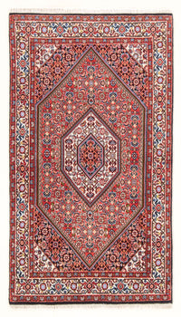 Alfombra persa - Bidjar - 145 x 84 cm - rojo