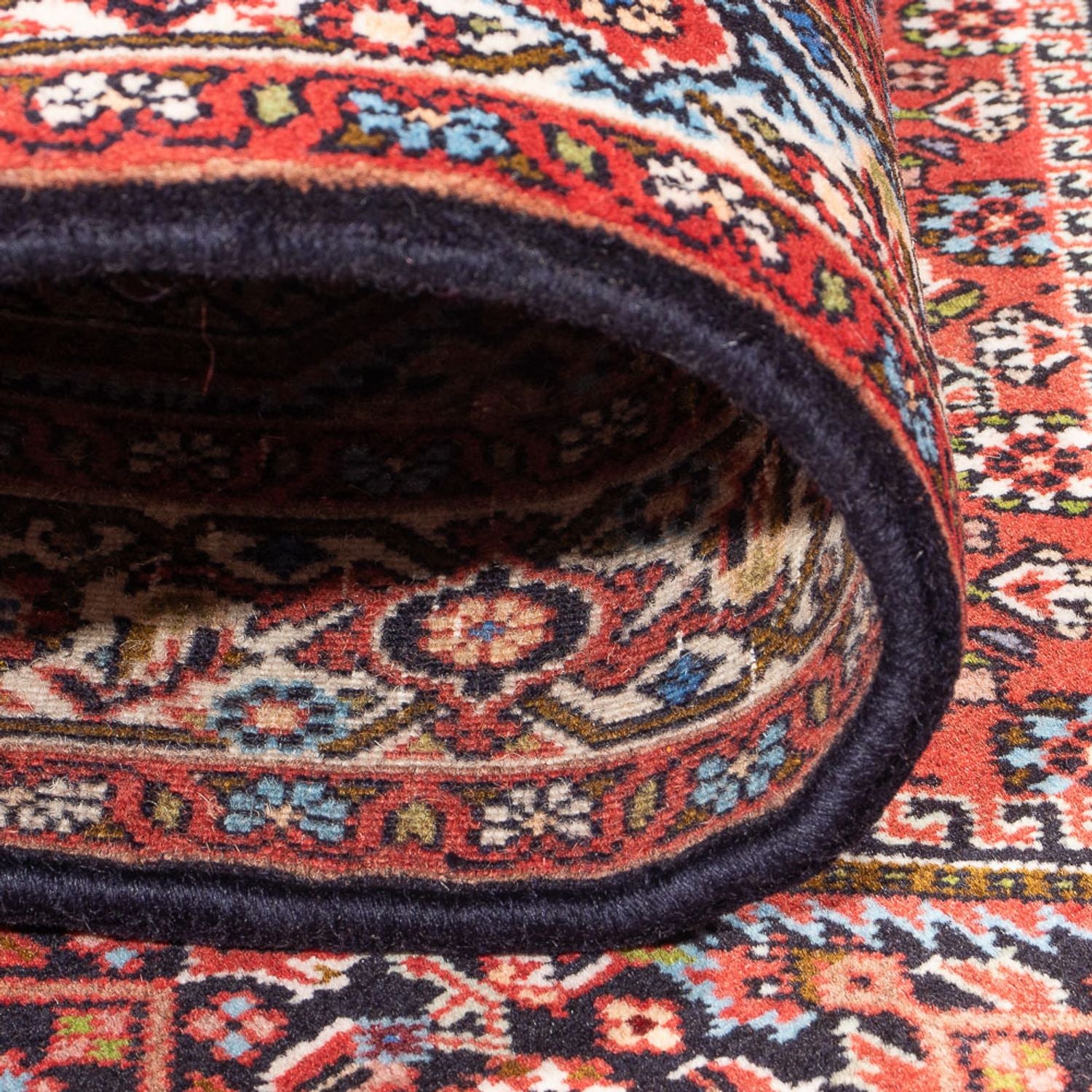 Alfombra persa - Bidjar - 145 x 84 cm - rojo