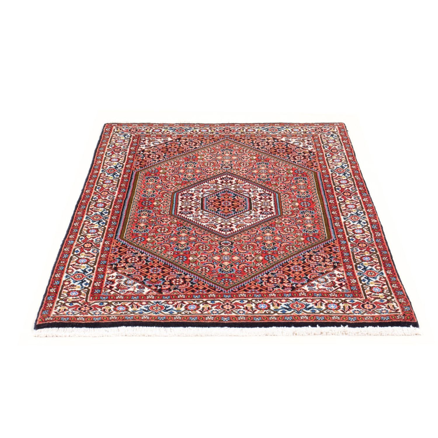 Alfombra persa - Bidjar - 145 x 84 cm - rojo
