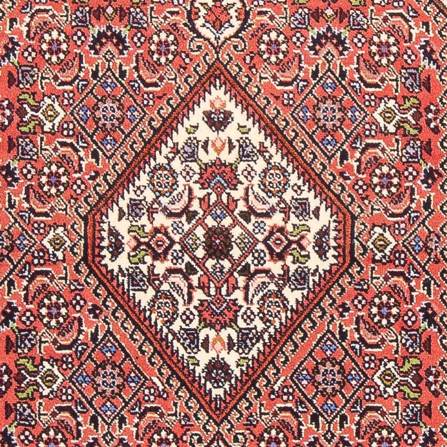 Alfombra persa - Bidjar - 140 x 82 cm - rojo