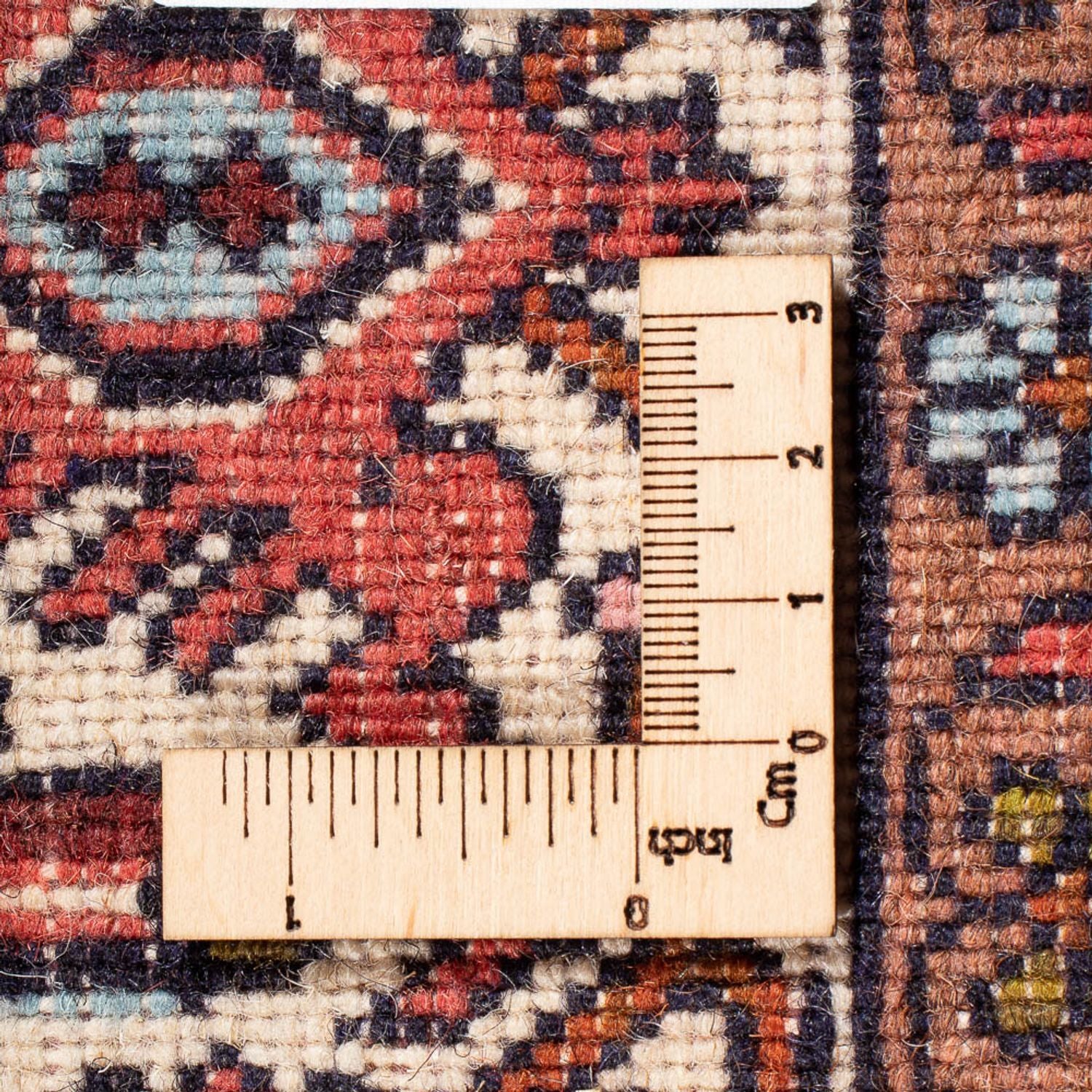 Alfombra persa - Bidjar - 140 x 82 cm - rojo