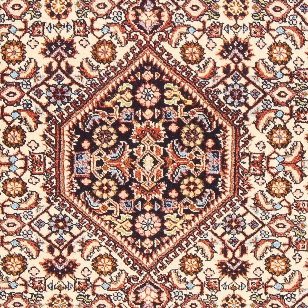 Alfombra persa - Bidjar - 141 x 83 cm - beige