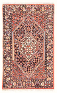 Alfombra persa - Bidjar - 136 x 83 cm - azul oscuro
