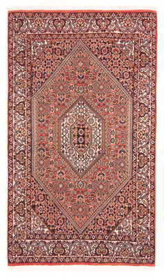 Alfombra persa - Bidjar - 132 x 84 cm - rojo