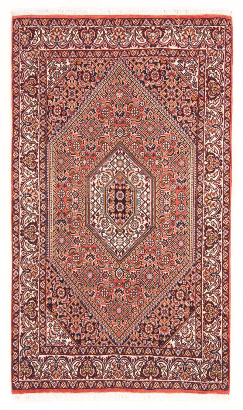 Alfombra persa - Bidjar - 132 x 84 cm - rojo