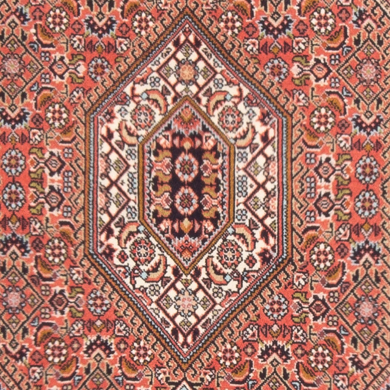 Alfombra persa - Bidjar - 132 x 84 cm - rojo