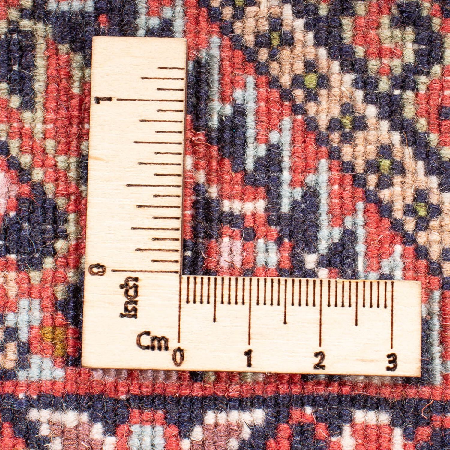 Alfombra persa - Bidjar - 132 x 84 cm - rojo