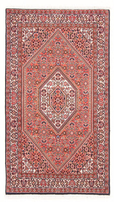 Alfombra persa - Bidjar - 133 x 84 cm - rojo