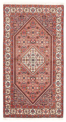 Alfombra persa - Bidjar - 140 x 95 cm - rojo