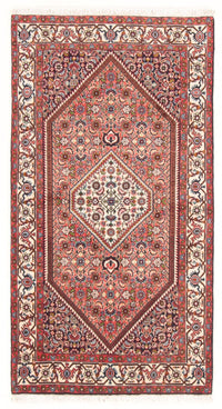 Alfombra persa - Bidjar - 140 x 95 cm - rojo