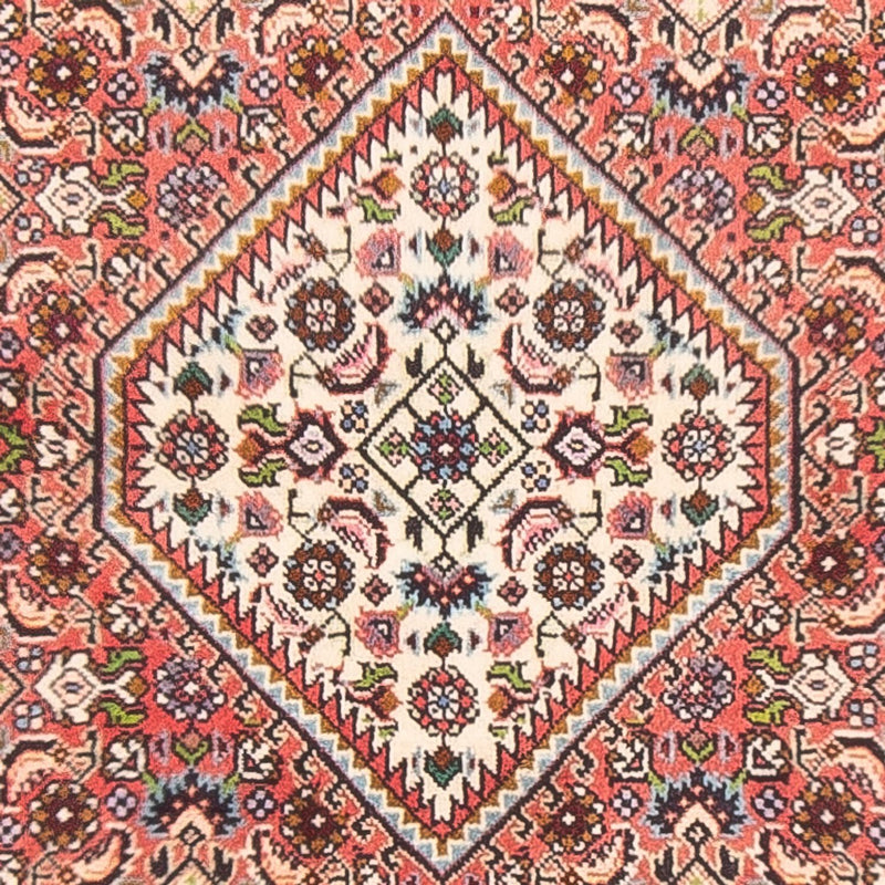 Alfombra persa - Bidjar - 140 x 95 cm - rojo
