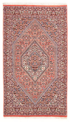 Alfombra persa - Bidjar - 140 x 87 cm - rojo