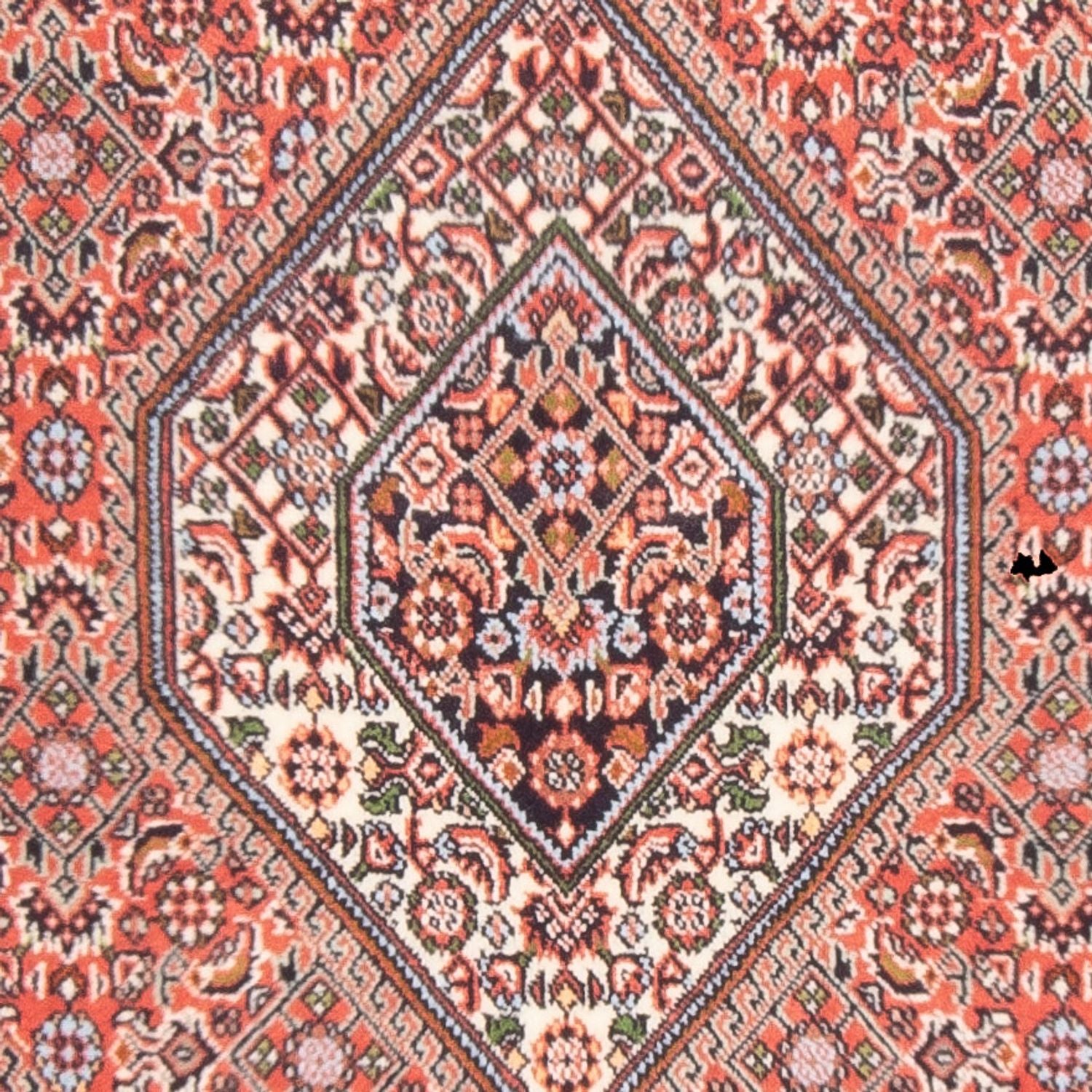 Alfombra persa - Bidjar - 140 x 87 cm - rojo