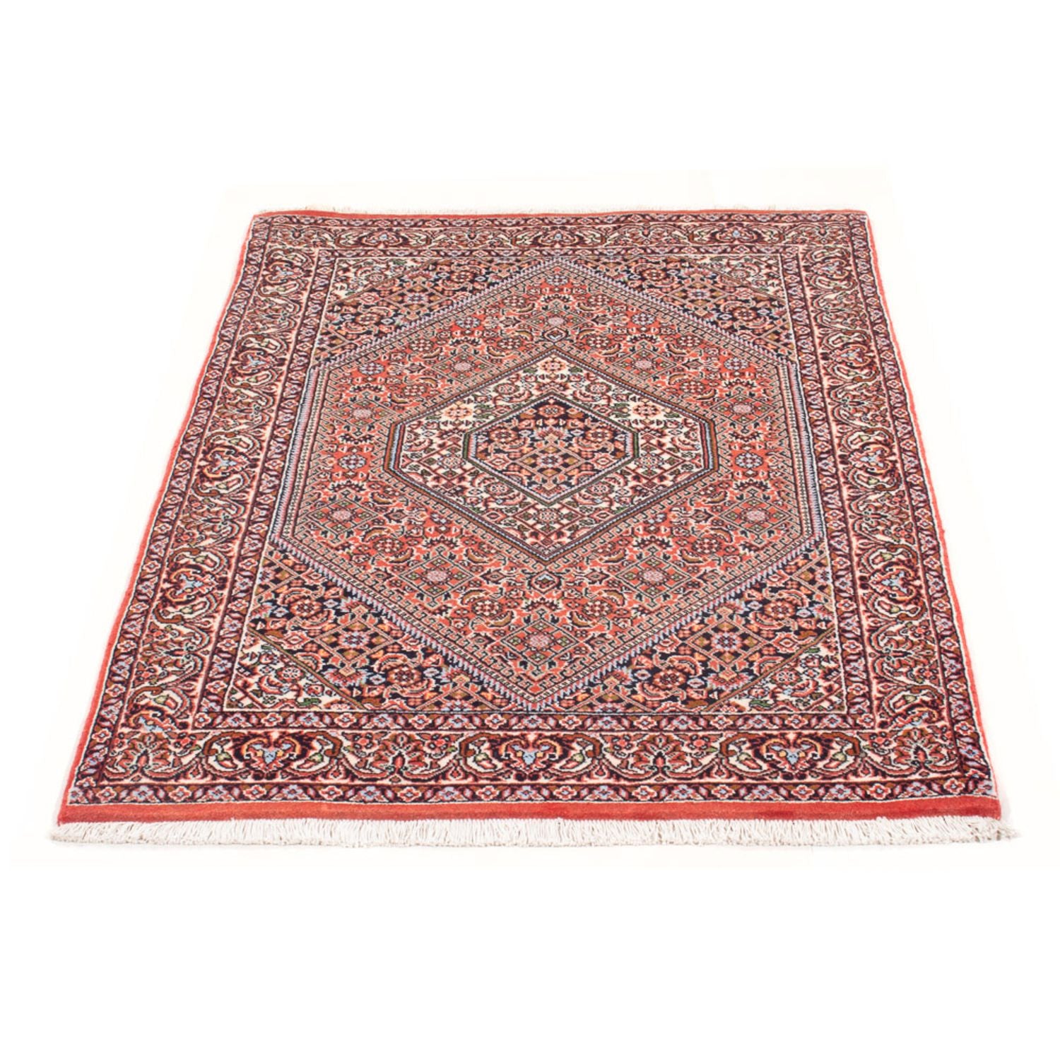 Alfombra persa - Bidjar - 140 x 87 cm - rojo