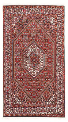 Alfombra persa - Bidjar - 141 x 82 cm - rojo