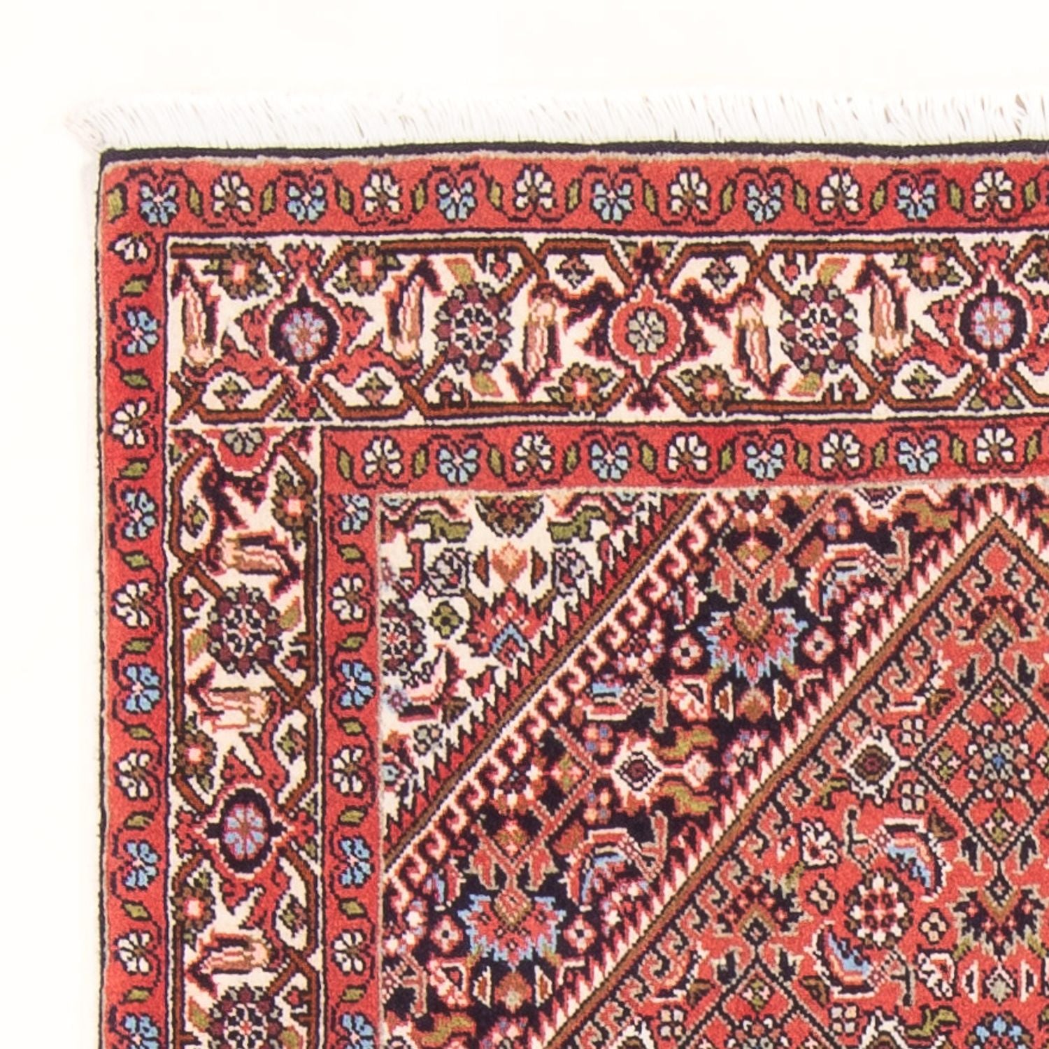 Alfombra persa - Bidjar - 142 x 84 cm - rojo