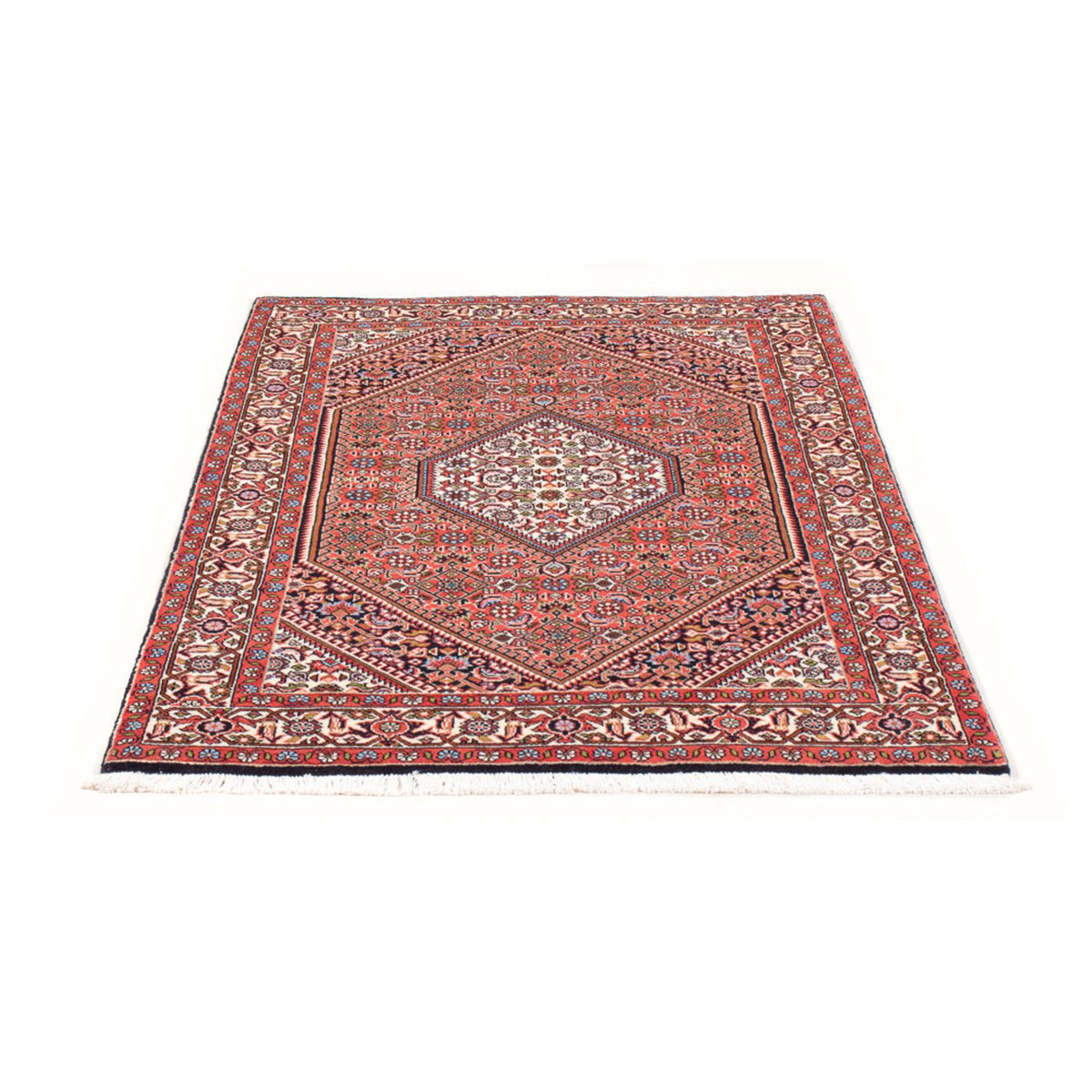 Alfombra persa - Bidjar - 142 x 84 cm - rojo