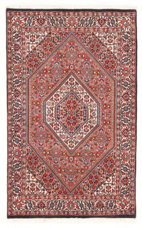 Alfombra persa - Bidjar - 134 x 88 cm - rojo