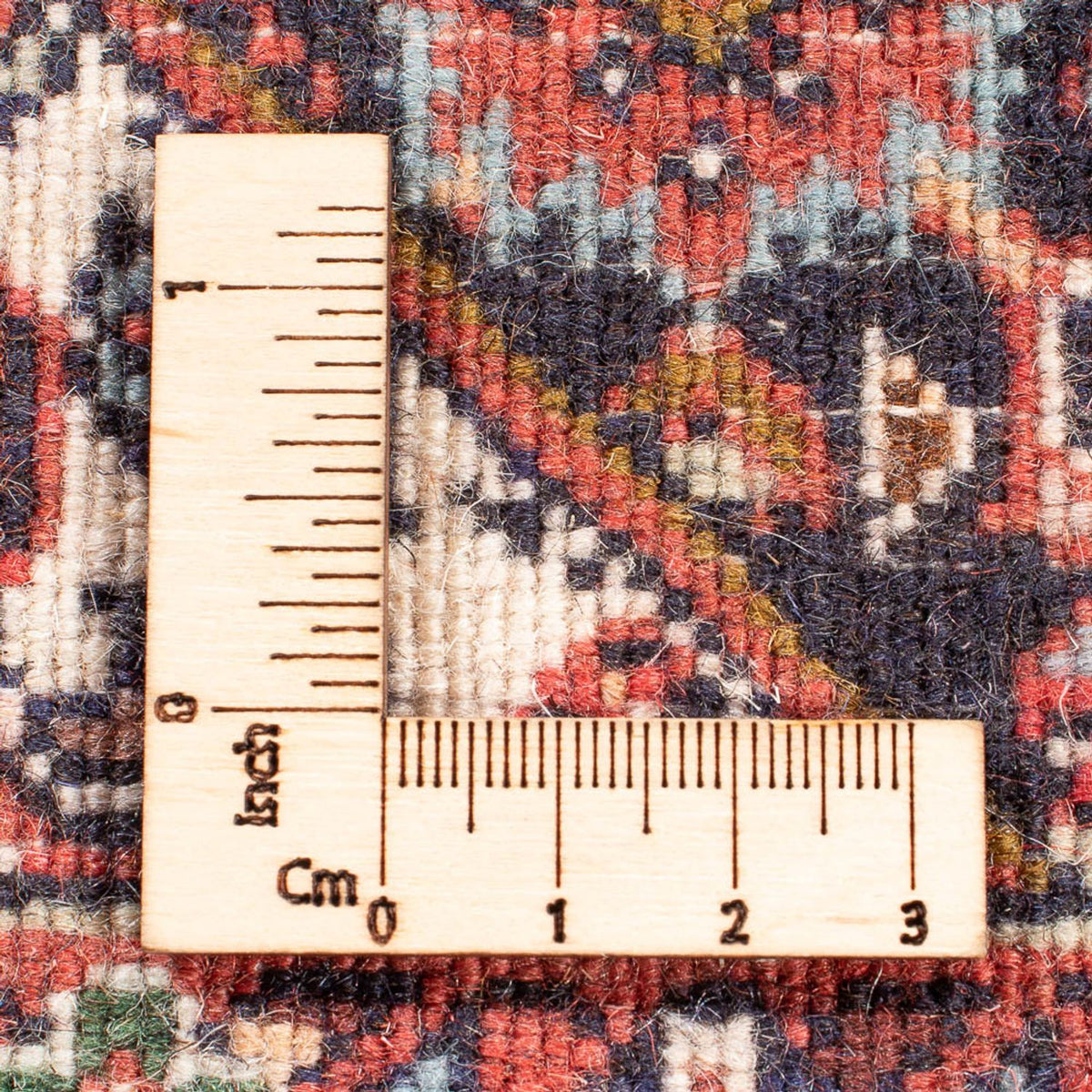 Alfombra persa - Bidjar - 134 x 88 cm - rojo