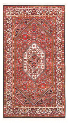 Alfombra persa - Bidjar - 144 x 82 cm - rojo