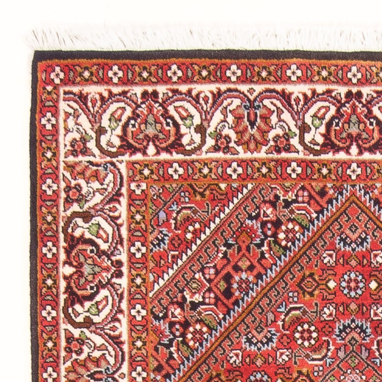 Alfombra persa - Bidjar - 144 x 82 cm - rojo
