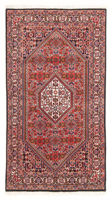 Alfombra persa - Bidjar - 142 x 80 cm - rojo